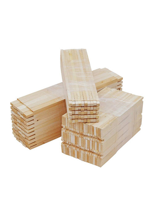 Rámikové prírezy B lipove drevo - 10ks poskladané a nadrôtikované